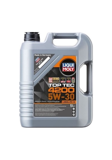 Liqui Moly Top Tec 4200 5W-30 Longlife III Motor Yağı 5 L