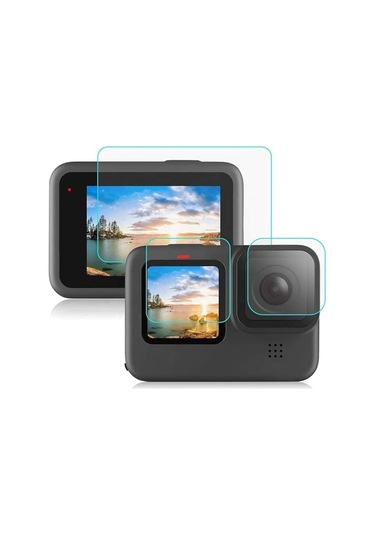 Gopro Hero 9 / 10 / 11 / 12 Uyumlu Ekran Ve Lens Koruyucu Film