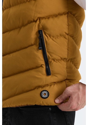 Slazenger HAMMER I Erkek Şişme Yelek Hardal Yelek