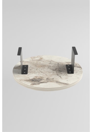 Yan Sehpa Ayarlanabilir Tepsi Dekoratif Modern Tepsi Koltuk Sehpası Efes Çok Renkli