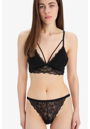 DeFacto Dantelli Kaplı Pedli Bralet-Fall in Love R6569AZ25SPBK27 DeFacto Dantelli Kaplı Pedli Bralet-Fall in Love R6569AZ25SPBK27