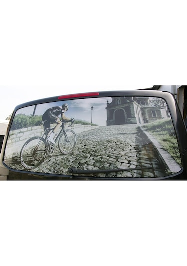 Hakel_Reklam Özel Baskı Siyah Delikli Folyo 107Cm X 1M Siyah Delikli Cam Filmi