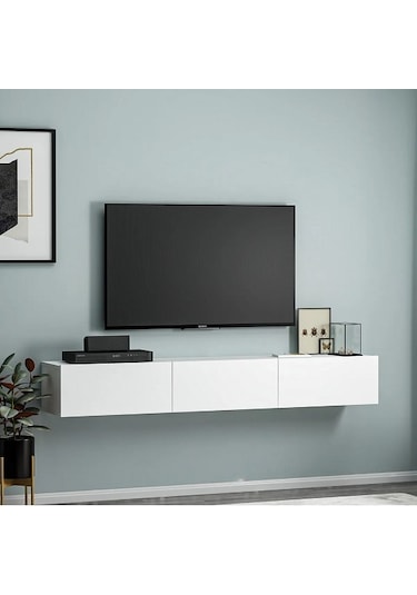 Tv Sehpası Tunus Beyaz 180 Cm