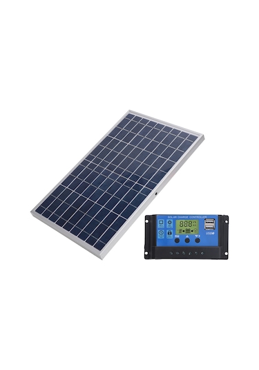 Wezone 10w 12v Güneş Paneli, 30a Kontrolörlü Taşınabilir Araç Şarj Seti - Ip65 Su Geçirmez, Çoklu Güvenlik Özellikleri İle Outdoor Kullanım