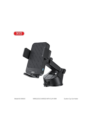 Wx043 15w Araç İçi Kablosuz Şarj Cihazı Vantuzlu Model - Telefon Tutucu