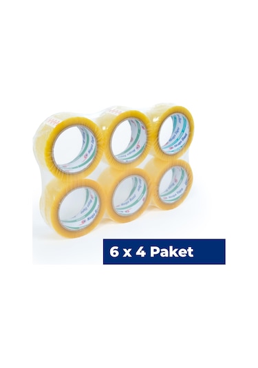 Nuga 45 MM x 100 M Şeffaf Koli Bandı Akrilik 24 Adet