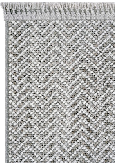 Cool Halı Olinda 1109 Gri Yolluk Bukle Yatak Odası Halısı Hol Koridor Halısı İskandinav Kesme Halı Gri