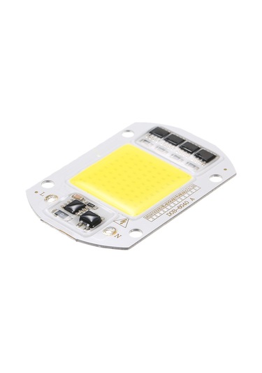 Vkemall 50w Cob Led Işık Çipi - 60x40mm Lensli Akvaryum Ve Dekor Aydınlatma Beyaz