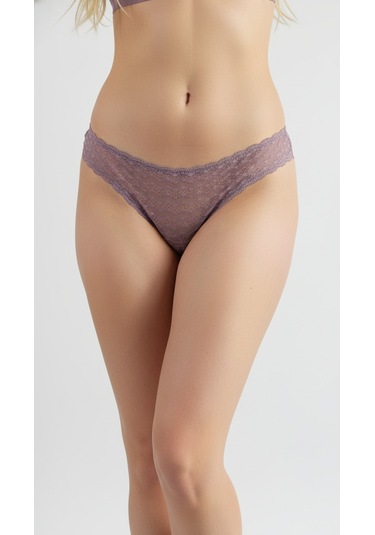 Bonbon Kadın Dantelli String Bb2093 Lila