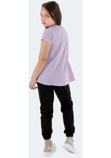 Slazenger POSEIDON IN Kız Çocuk Tişört Lila