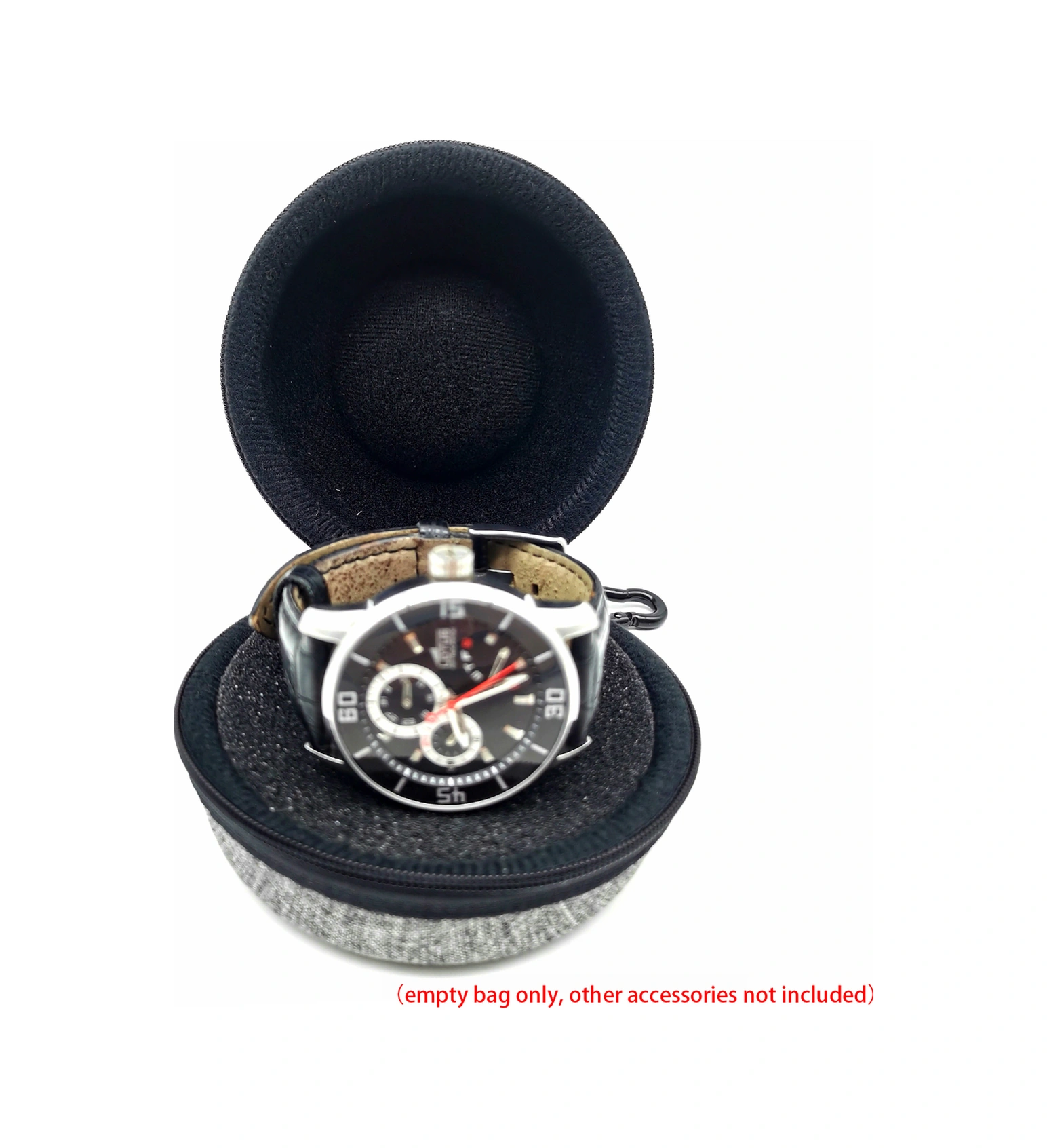 Skycity Eva Nylon Sert Kasa Saat Saklama Kutusu - Darbe Ve Çarpıma Dayanıklı, Taşınabilir Seyahat Ve İş Seyahatleri İçin Gri