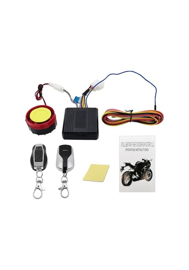 Rogfer 12v Motosiklet Antivol Sistemleri: Uzaktan Başlatma/kilitleme/alarm, 2 Kumanda İle Güvenli Korumalı 125db Ses