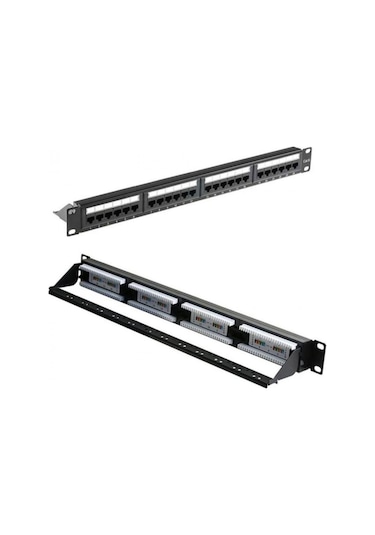 24 Port Cat6 Patch Panel 24 Port Ethernet Panel