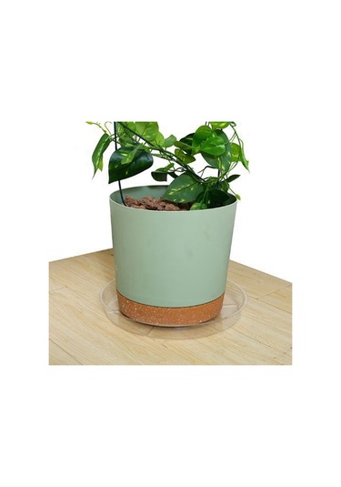 Yunboo 4 Adet 30 Cm Çap Şeffaf Plastik Bitki Tablası - Su Ve Toprak Tutan, Dış/iç Kullanım, Uv Dayanıklı, Zemin Korumalı