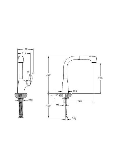 Artema A42151 V3 Pull-Out Eviye Bataryası