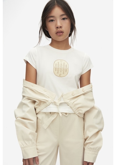 Nk Kids 38345 Kız Çocuk Krem Pebble Gömlek Krem