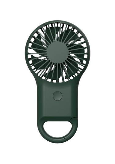 Mini Saplı Fan Akülü Karabina Usb Mini Fan Yeşil Nmx870 Yeşil