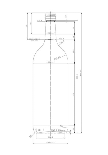 Jenisa 1.5 L Şeffaf Yağ Şarap Şişesi Büyük Boy Cam Şişe Çok Renkli 12 Adet