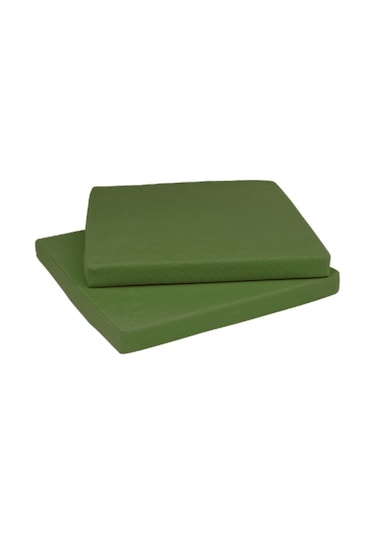 Elyaf Sepeti 2 Adet Su Geçirmez Kılıflı Sandalye Minderi 40X40