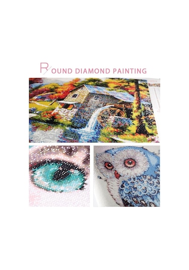 Siyah Beyaz Güçlü Tüy Kanatları 5d Diy Elmas Boyama Mozaik Resim Melek Duvar Dekor 40x50cm