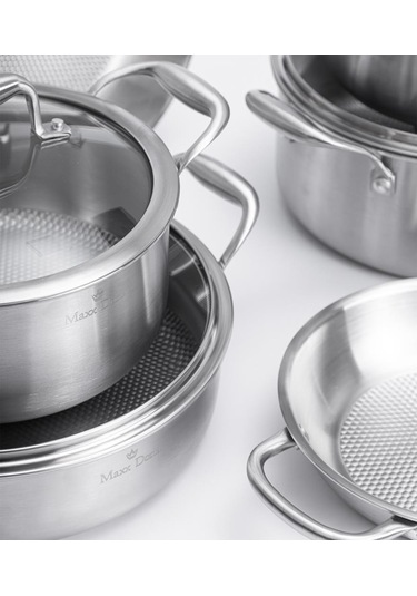 Maxx Doria Castor 10 Parça Tencere Takımı Pa3023 Metal
