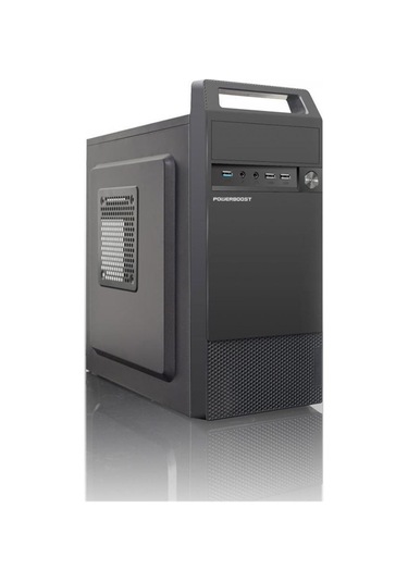 Powerboost Vk-v02m 350w Kulplu Usb 3.0 Micro Atx Siyah Kasa