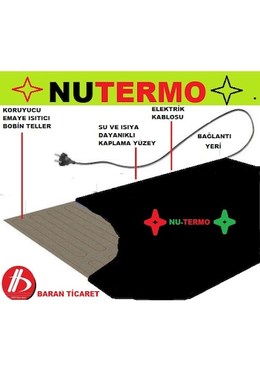 Halı Altı Isıtıcı Keçeli Nutermo 5 M²