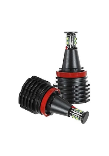 Moly Bmw E90/e92/e70/x5/x6 İçin 80w Led Melek Gözü H8 Ampulü, 6000k Beyaz, Ip67 Su Geçirmez, 500.000 Saat Ömür Beyaz