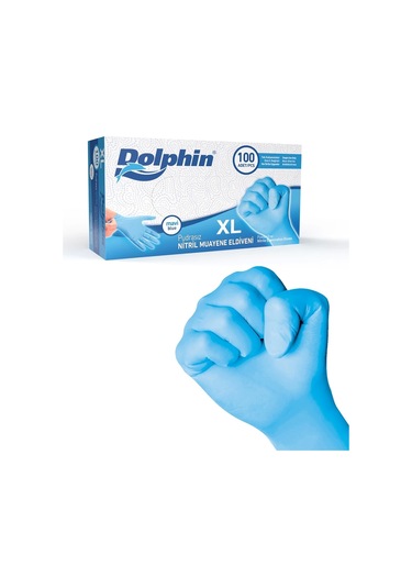 Supertrend Pudrasız Mavi Nitril Muayene Eldiveni Xl Beden 1 Kutu - Mdr