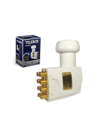 Telebox TB-XE 0,1DB 3D Sekizli Octo Lnb Gold