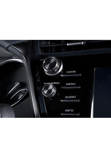 Xiaaokeji Toyota Camry 2018 Xv70 İçin 5 Adet Araba Orta Konsol Düğmeleri Siyah