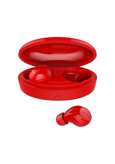 Zealot H19 Tws Bluetooth 5.0 Manyetik Şarj Kutulu Dokunmatik Kablosuz Bluetooth Kulaklık, Hd Arama Ve Bluetooth Otomatik Bağlantı Desteği Kırmızı