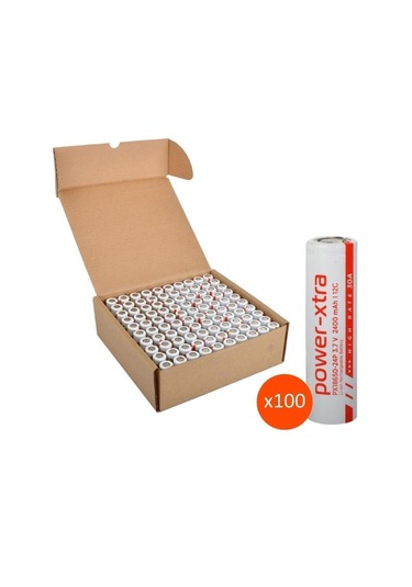 Power-xtra Px18650-24p - 3.7v 2400 Mah Li-ion Şarjlı Pil - 100 Lü