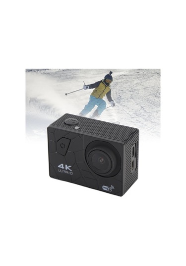 Motorsiklet,kurye İçin Aksiyon Kamerası 2 İnç Hd Ekran Suya Karşı Dayanıklı 170 Derece Geniç Açılı Siyah