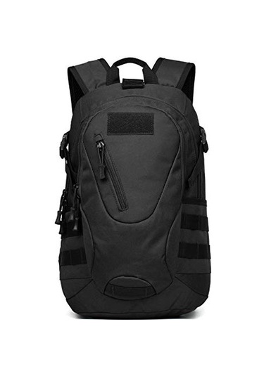 Taktik Sırt Çantası Büyük Kapasite Ayarlanabilir Omuz Kayışları İle Basit Nefes Alabilen Örgü Paketi Yürüyüş 3 Gün Saldırı Çantası Siyah - Siyah Taktik Sırt Çantası Büyük Kapasite Ayarlanabilir Omuz Kayışları İle Basit Nefes Alabilen Örgü Paketi Yürüyüş 3 Gün Saldırı Çantası Siyah - Siyah