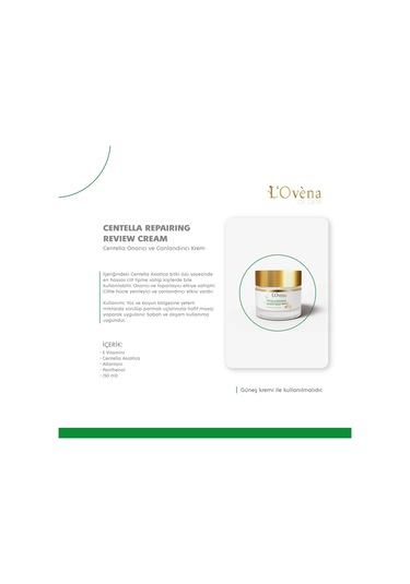 Lovena De Paris Centella Repairing Rewiew Cream 50 ML