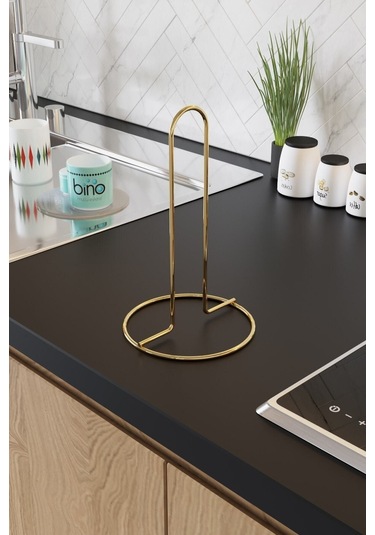 Gold Altın Kaplama Paslanmaz Dolu Çelik Havlu Peçetelik, Metal Havluluk