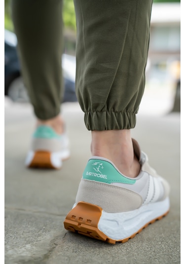 Bartrobel Erkek Günlük Sneaker Gri Su Yeşili Gri - Su Yeşili