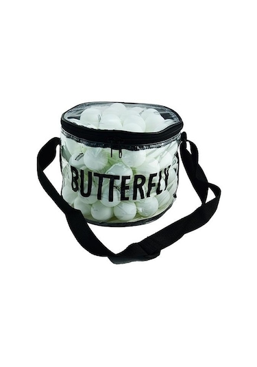 Butterfly 16005b-w Çantalı Masa Tenisi Antrenman Topu 100lü Beyaz