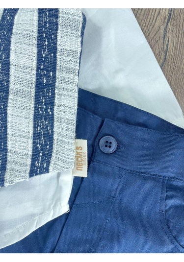 Erkek Bebek Papiyonlu 2 Li Takım Lacivert