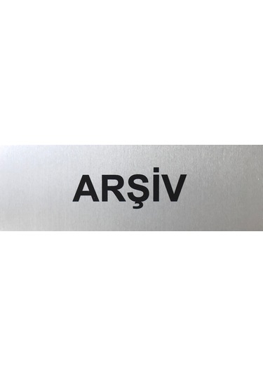 Arşiv Tabelası Kapı Ve Duvar Yönlendirme Levhası 15 Cm X 5 Cm