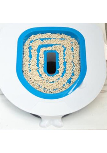 Mufunye Kedi Tuvalet Eğitim Sistemi Kum Kabını Yerleştirir Kedilere Tuvalet Kullanmayı Öğretir