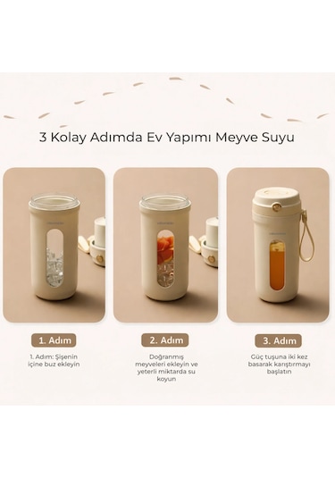 Venandin BLBDC-001 Blendic Taşınabilir Şarjlı Blender