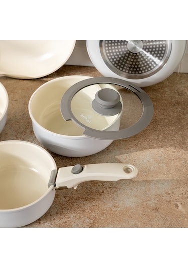 Emsan Easy Click 9 Parça Tencere Seti Gri