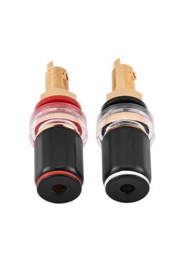 Lemestar Hoparlör İçin Bakır Terminol, Kaynaklama Olmadan Uyumlu, 4mm Muz Şarjı Ve Tel Bağlantısı, Vida İle Sabitlenir