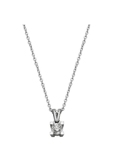 Pirnus Diamond Tektas Kolye 14 Ayar Altın Gramı : 1.54