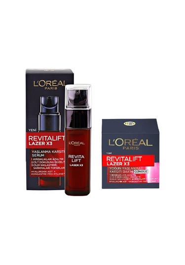 L'Oreal Paris  Revitalift Lazer X3 Serum ve Gündüz Krem Seti