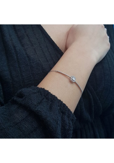 Lova 0,40 Karat Baget Pırlanta Sırataş Bileklik - 4030005