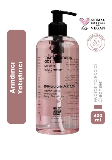 Cosmogenesis Labs Kuru Ve Hassas Ciltlere Yüz Temizleme Jeli 400 ML