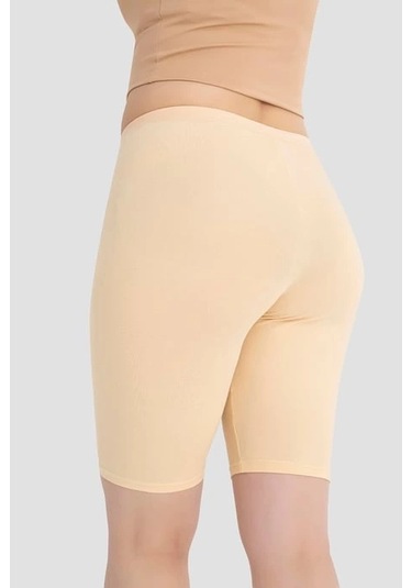 Kolcu Kadın Likralı Kısa Tayt Kb3041 - Ten Ten